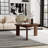Modern Round Coffee Table with Three-Legged Design