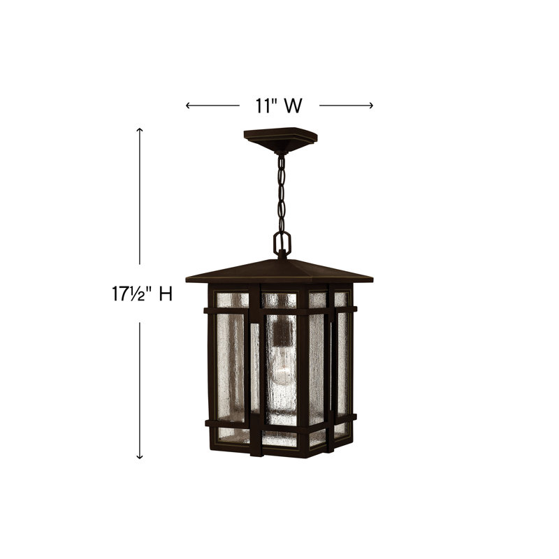 Tucker 1-Light Outdoor Hanging Lantern