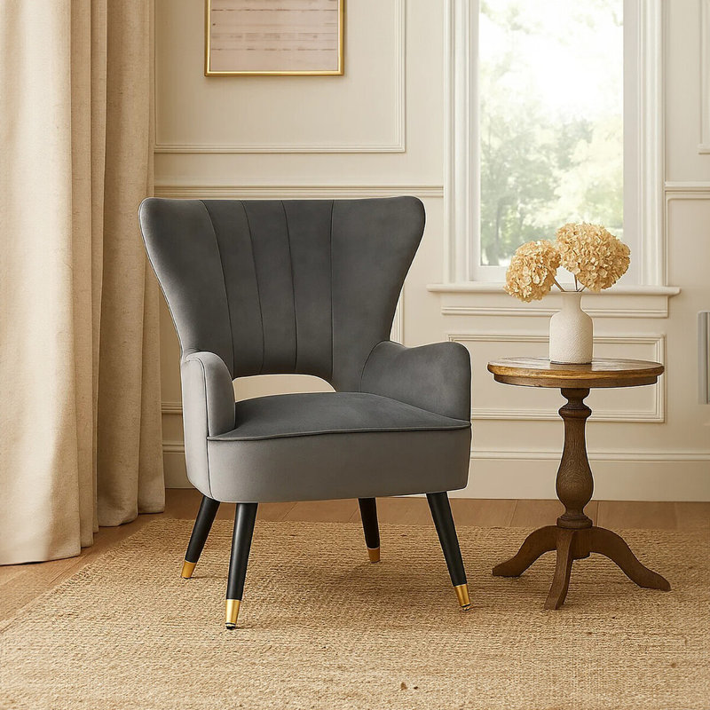 Koziol Upholstered Armchair, Green