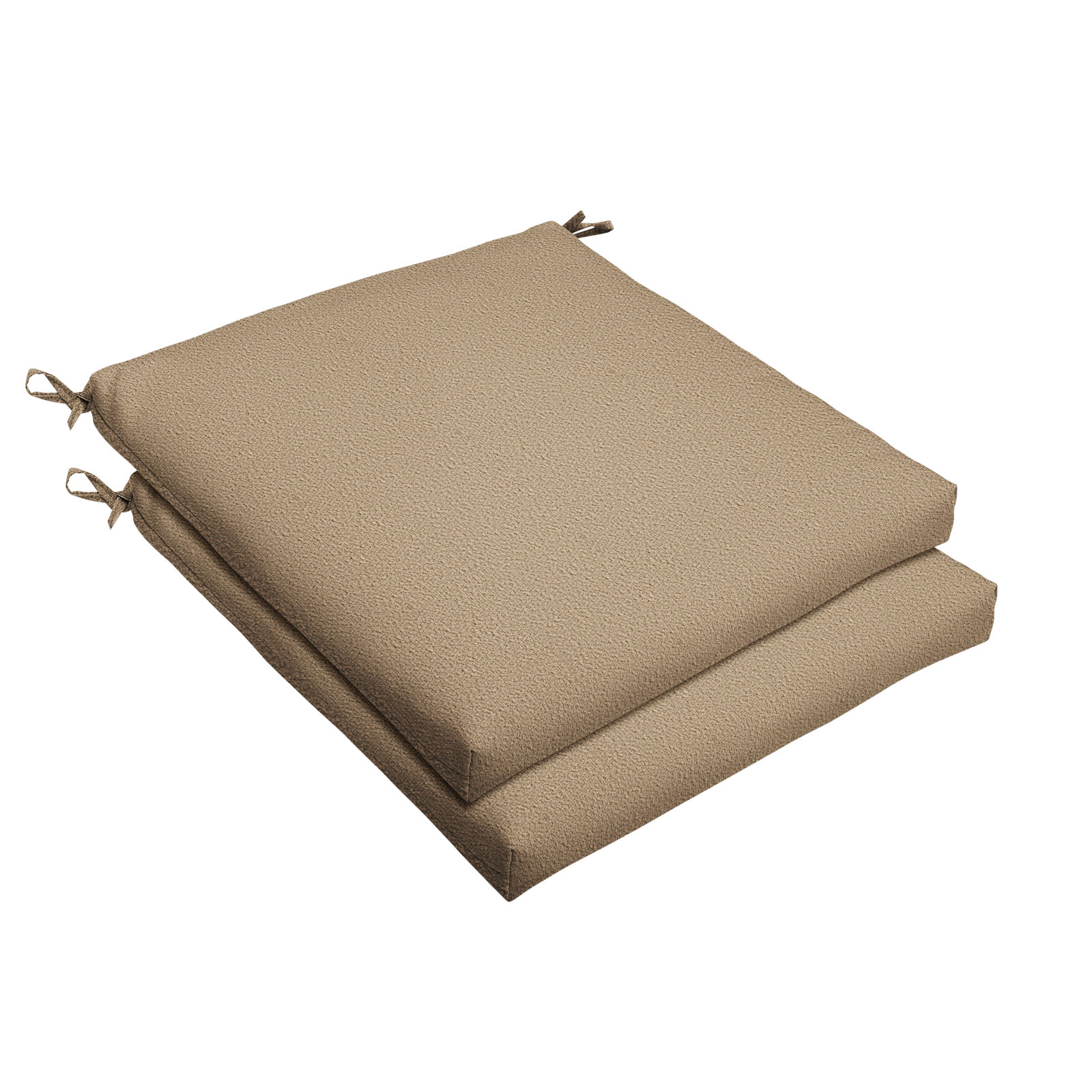 Outdoor Dining Chair Cushion, Tan, 20" x 20"