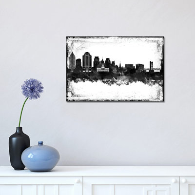 Sacramento Black & White Film 1 Piece Wrapped Canvas Wall Art