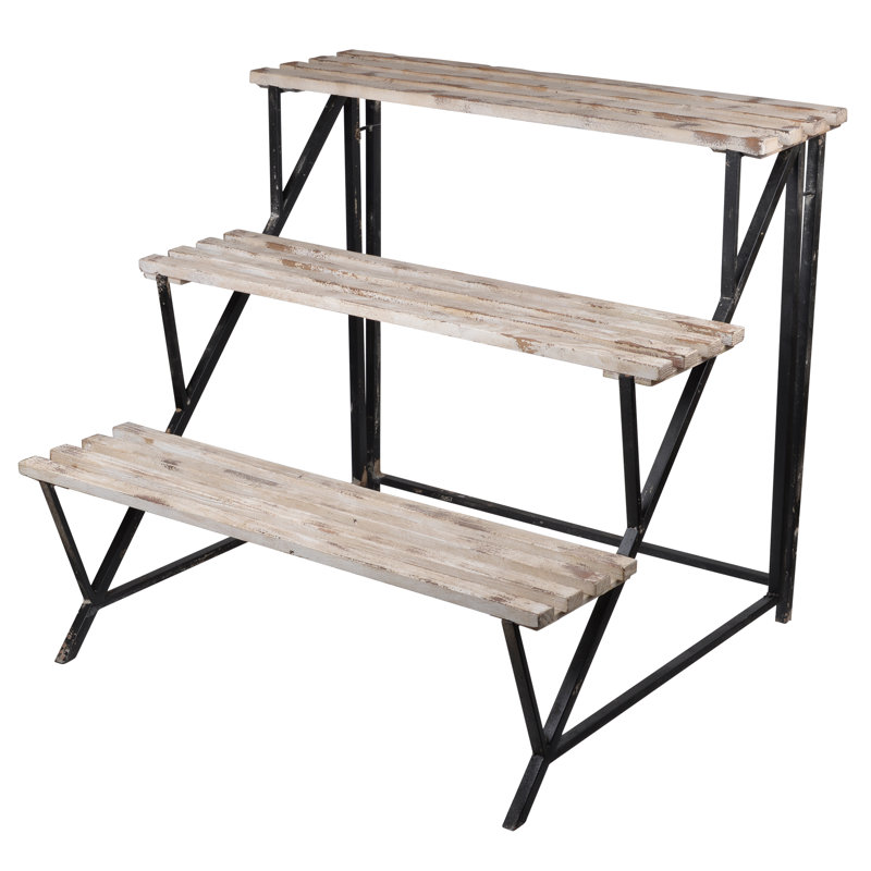 3 Piece Accent Shelf with Adjustable Shelves