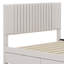 Lit plateforme tapissier avec 2 tiroirs et lit gigogne, tête de lit classique-281825635-281825633