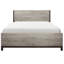 Grand lit gris - meubles de lit en bois Allure