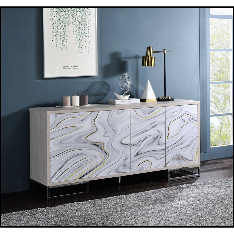 Armoire console Panos Marcle Paint & Chrome