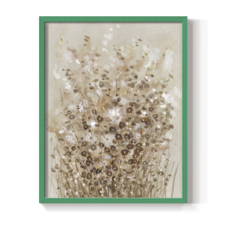 Flourishing II Framed Print - Solid Wood, H 21 po x l 17 po, Vert