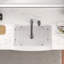     Évier de cuisine encastré en céramique en argile réfractaire à cuve simple en céramique en argile réfractaire 30 po x l 21 po