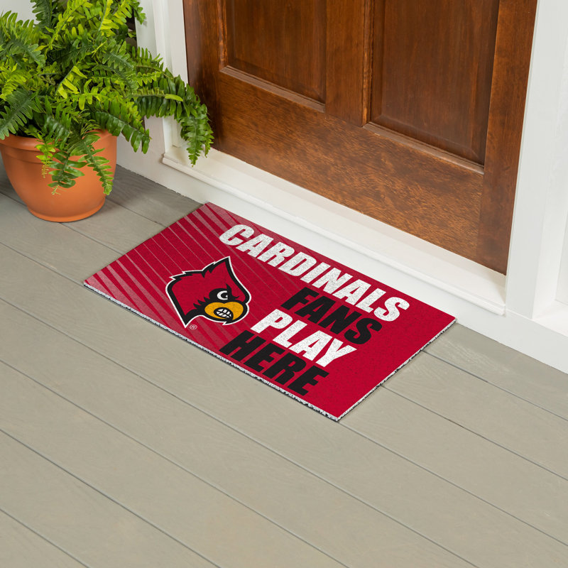 University of Louisville Fan PVC Mat, 28"x16"