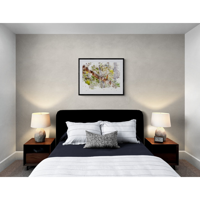 Bird 9867 Print by Chamira Young, Black Framed Paper, 25.25" H x 31.25" W