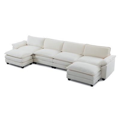Latitude Run® 4-Seat Sectionals With 2 Ottoman