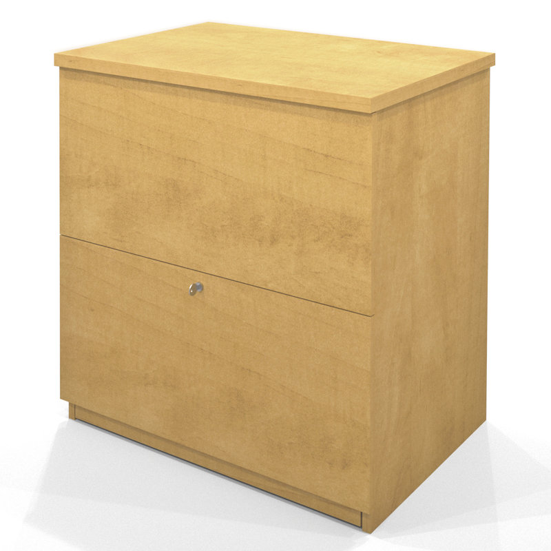 Pasiak 28.4'' Wide 2 -Drawer File Cabinet, Secret Maple