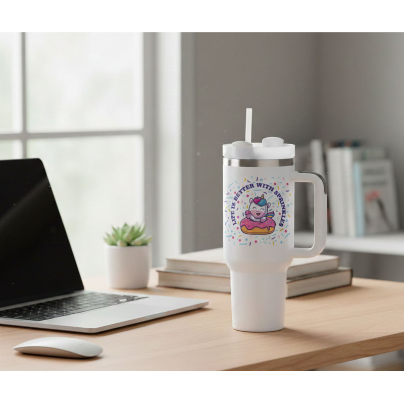 Tumbler Life Better With Sprinkles 40oz