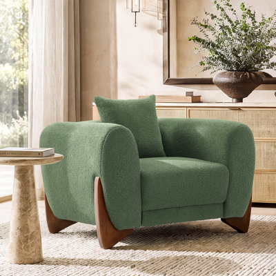 Fauteuil d'appoint Morgan Boucle