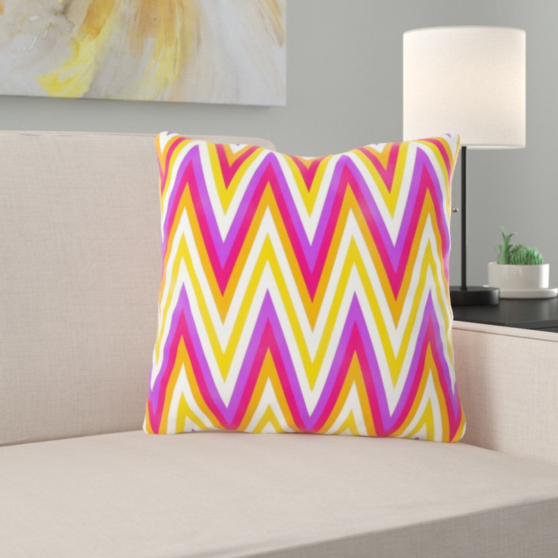 Coussin décoratif à chevrons Hullinger, Intérieur