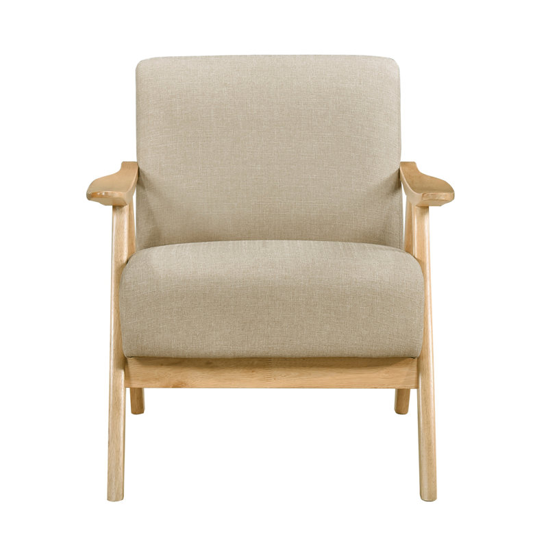 Chaise d'appoint moderne tapissier 1pc, Taupe