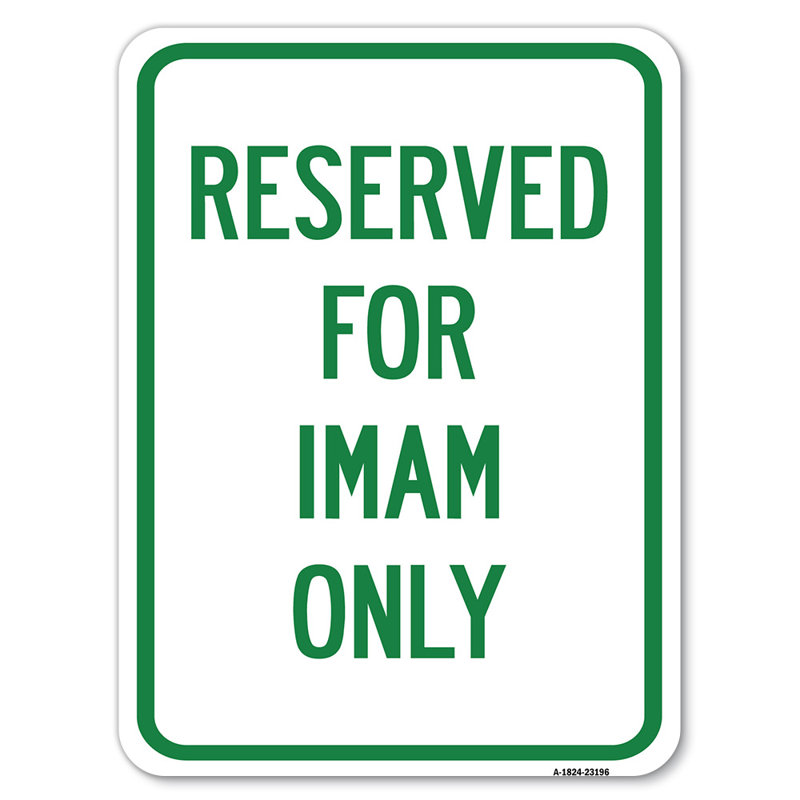 Réservé à l'imam seulement / 23196, H 24 po x l 18 po x p 1 po
