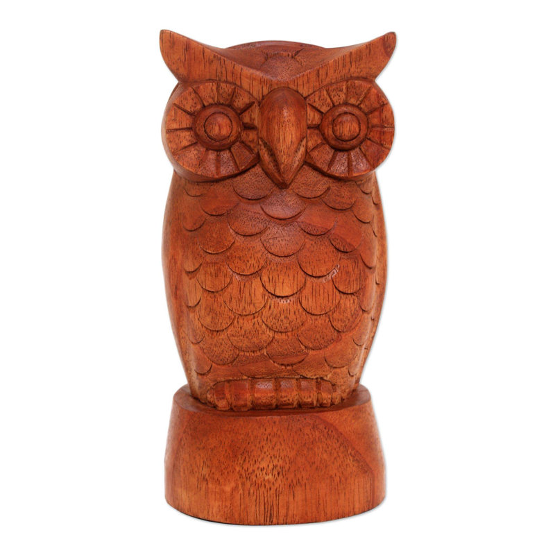 Porte-lunettes en bois Wise Owl