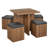Badillo 4 - Person Trestle Dining Set-644848127
