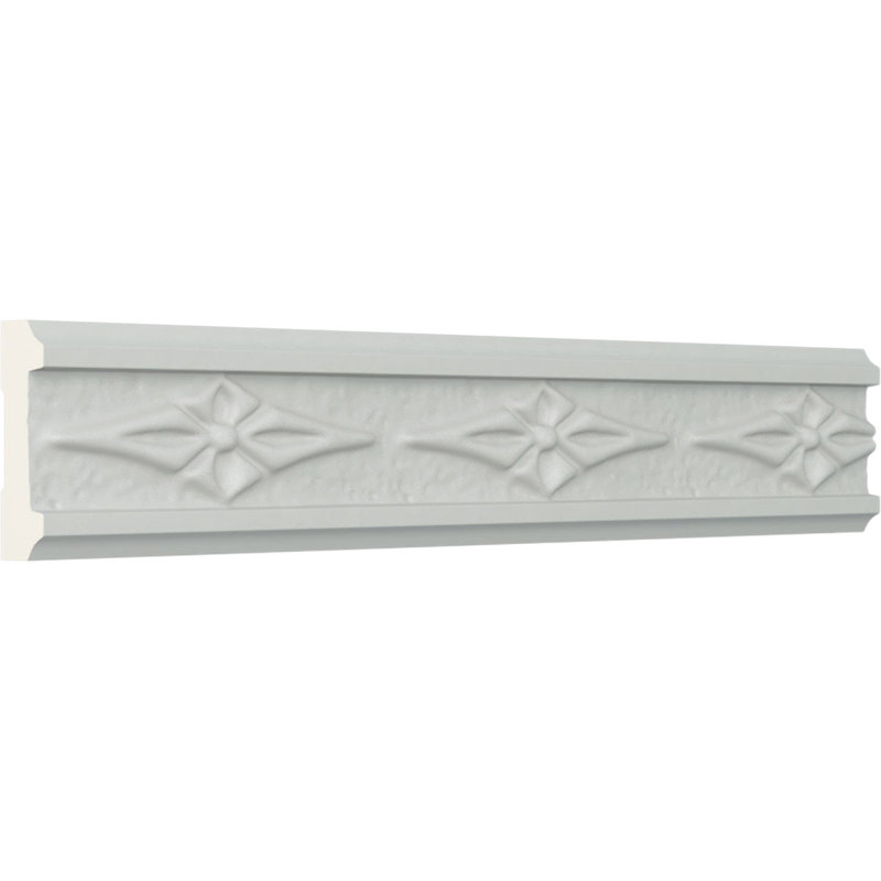 SAMPLE - Endurathane Sofia Chair Rail, 1 3/4"H x 1/2"P x 12"L, (3 3/8"Repeat), Factory Primed
