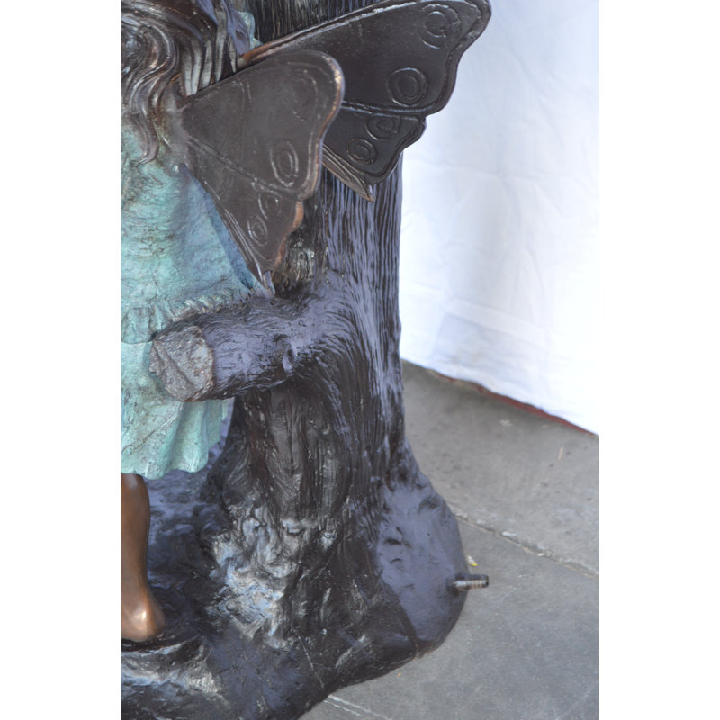Bronze Four Angels Playing Fountain