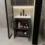 Ensemble de meuble-lavabo moderne moderne de 24 po avec lavabo en céramique blanc et cuve en acier inoxydable