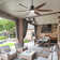 66'' Faux Wood Smart Ceiling Fan with LED Lights