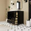 Ensemble de meuble-lavabo autoportant 30 po avec comptoir en céramique 30 po-443789604