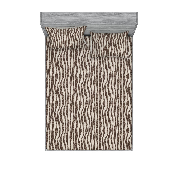 Drap-housse et taies décoratives 3 pièces Ambesonne