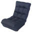 Fauteuil inclinable en métal pour le salon - dossier à 4 compartiments bleu pliant et confortable pour la chambre à coucher