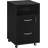 Vertical File Cabinet With 2 Drawers And Open Shelf, Lockable Wheels, Printer Stand For A4 Letter Size Files, Ideal For Home Office Use