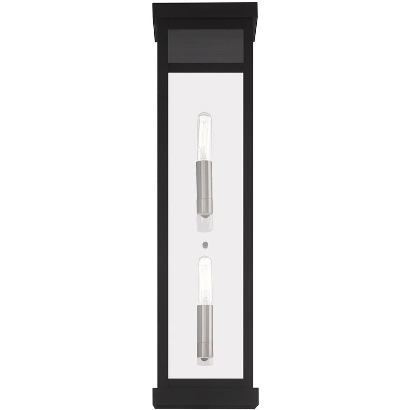 Solid Brass Wall Light, Black