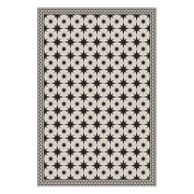 NightSky Black Easy to Clean Vinyl Mat