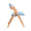 Axinia Solid Wood Padded Stackable Folding Chair Folding Chair