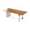 Burlywood Rectangular Solid Dining Table For Dining Room/Kitchen