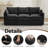 80.3" Wide Modular Storage 3-Seater Sofa-910919110
