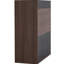 Armoire à chaussures extensible Caviness avec 1 tiroir et rotation à 90 degrés, pour le salon, le couloir, la zone d'entrée, le tiroir de rangement rotatif en noyer noir, l'espace de coin, le passage, le départ,