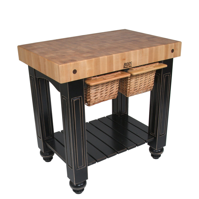American Heritage Gathering Prep Table, Caviar Black
