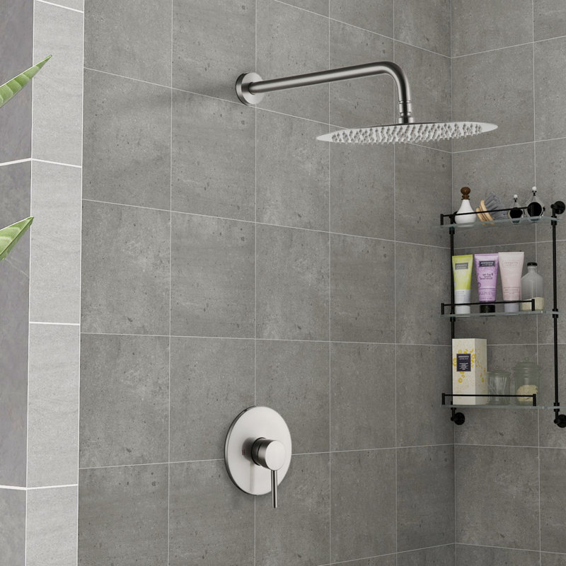 All-In-One Kit with Rough in-Valve, Brushed Nickel