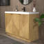 Meuble-lavabo autoportant avec lavabo en acrylique renforcé 41,7 po (portes à droite) et 47,2 po Monterey-774828509-797489836