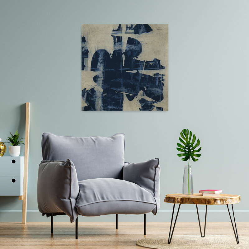 Les Formes Abstract Contemporary Modern Wall Art Print, 60.96cm H x 60.96cm W