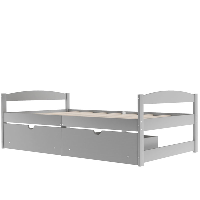 Eleanora Daybed, Light Gray with Drawers  