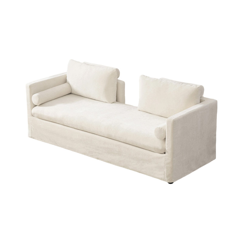 Canapé rembourré 82,68 po, Beige