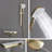 Modern Dual-Function Bath Tap Set,Includes a 3-function Hand Shower,Wall Mounted Rainfall Shower Fixtures with Piano Keys-118318682