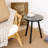 Laure Patio Round Ceramic Tabletop Accent Table with Metal Frame, Indoor Small Decorative Plant Stand & End Table for Home, Patio, Garden-1882737012