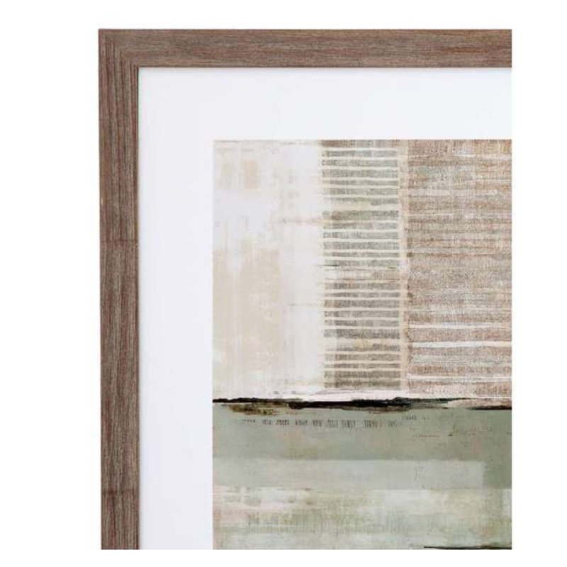Across the Abstract Bay II, reproduction encadrée