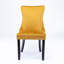 Ensemble de 2 chaises de salle à manger rembourrées à oreilles avec garniture cloutée, chaise de cuisine-288593330