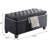 Lift-Top Grey Storage Bench For Bedroom - Stylish & Functional Luxury Velvet With Generous Compartment