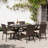 Anfal 6 - Person Wicker Patio Dining Set with Rectangular Table-25596519