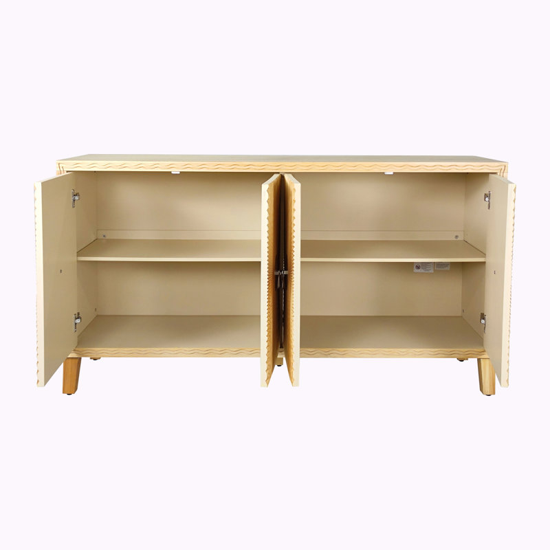 Storage Console Table, Natural