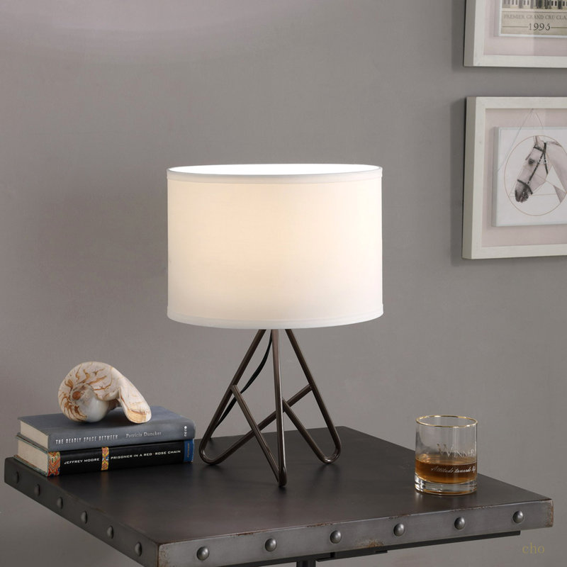 17.5" Watson Metal Tripod Table Lamp